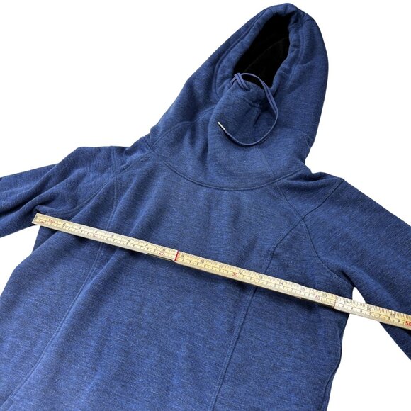 Marmot Womens Heathered Blue Hooded Pullover Sweatshirt M - Picture 6 of 11